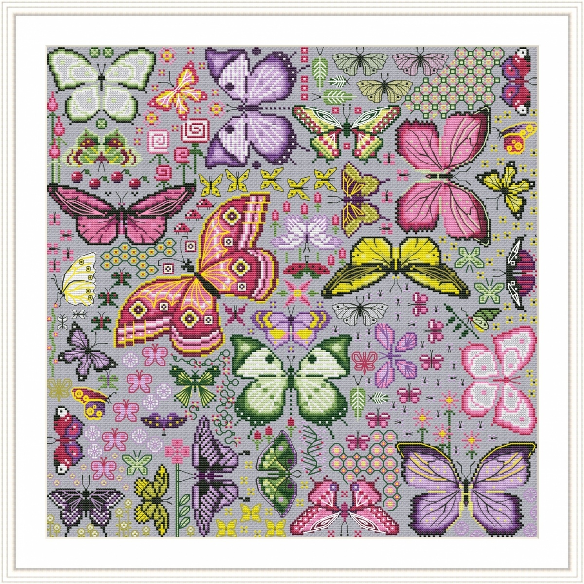 Butterflies. Midday Cross Stitch Pattern фото 8