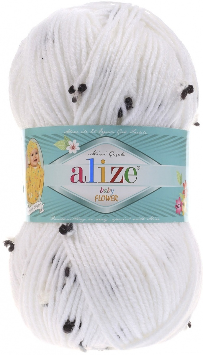Alize Baby Flower, 94% Acrylic, 6% Polyamide 5 Skein Value Pack, 500g фото 19