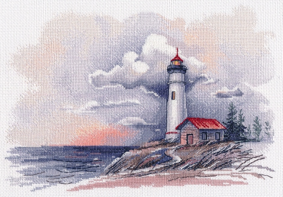Coastal Lighthouse Cross Stitch Kit  фото 1