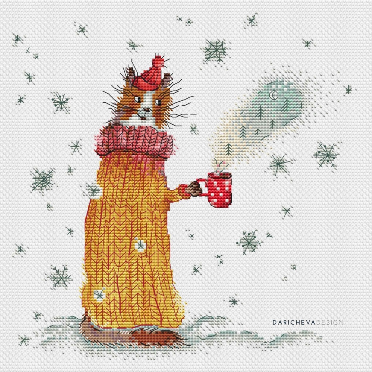 Some Tea? Cross Stitch Pattern фото 1