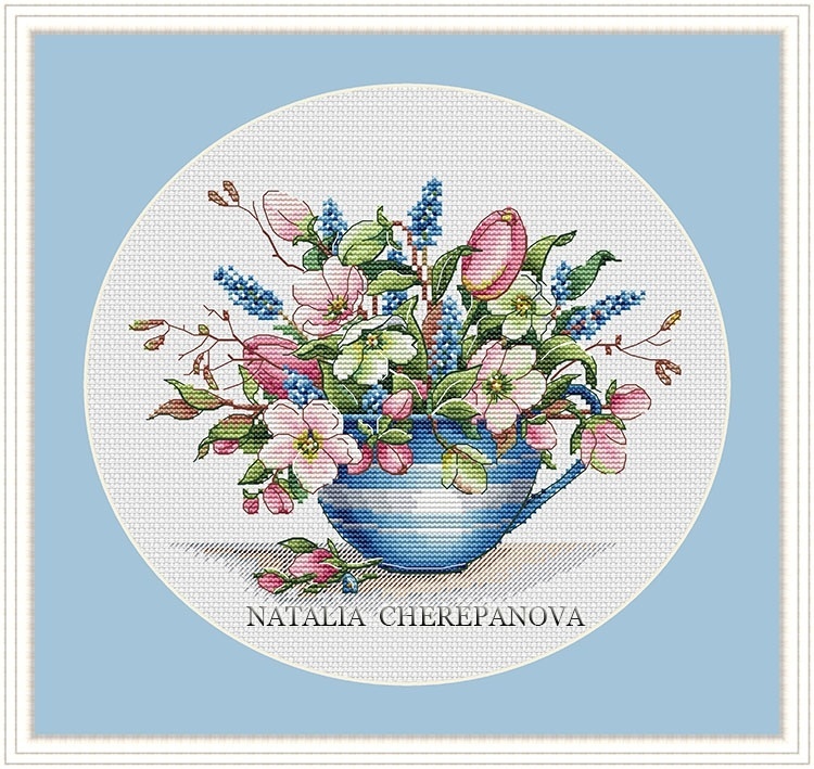 Scent of Spring Cross Stitch Pattern фото 1