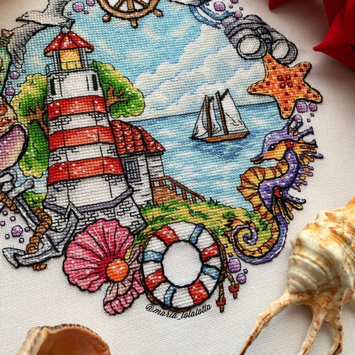 Dreams of Sea Cross Stitch Pattern фото 7