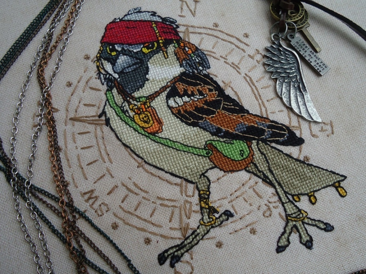 Sparrow. The Pirate Cross Stitch Pattern фото 2
