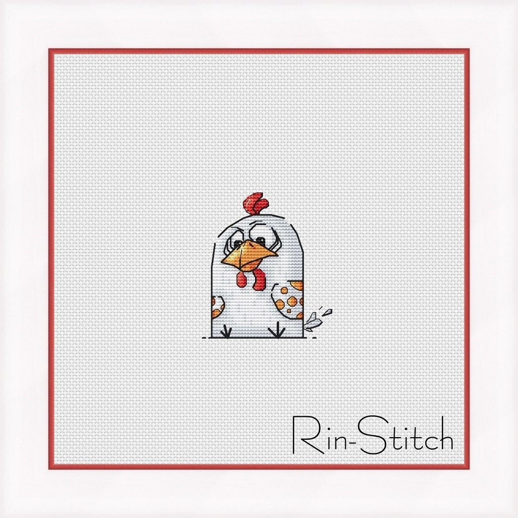 A Hen Cross Stitch Pattern фото 1