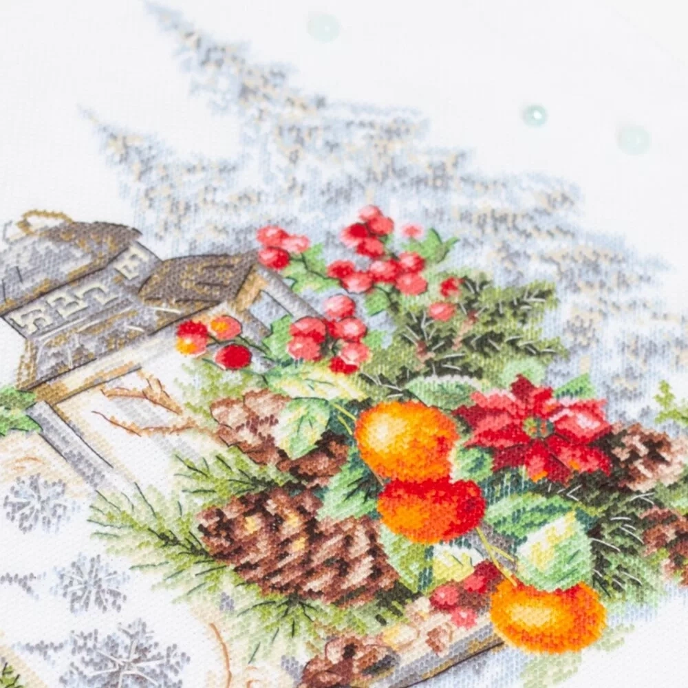 The Scent Of Winter Cross Stitch Kit фото 5