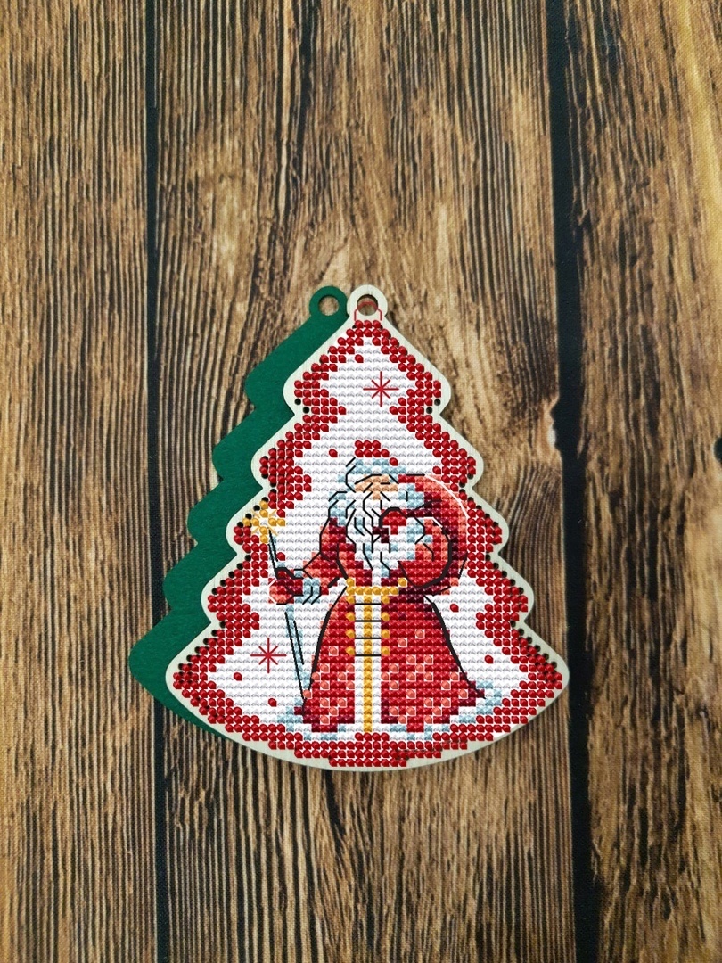 Christmas Tree. Father Christmas Cross Stitch Pattern фото 3