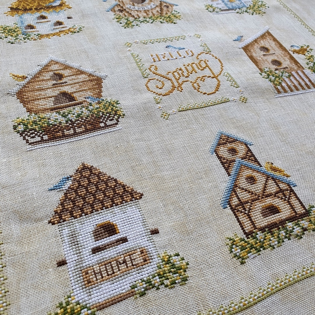 Birdhouses Cross Stitch Pattern фото 5