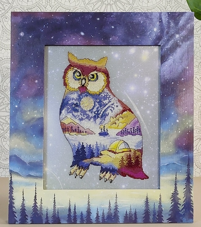 Owl in Jupiter Cross Stitch Pattern фото 2
