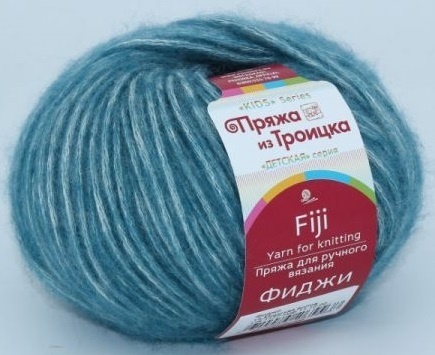 Troitsk Wool Fiji, 20% Merino wool, 60% Cotton, 20% Acrylic 5 Skein Value Pack, 250g фото 4