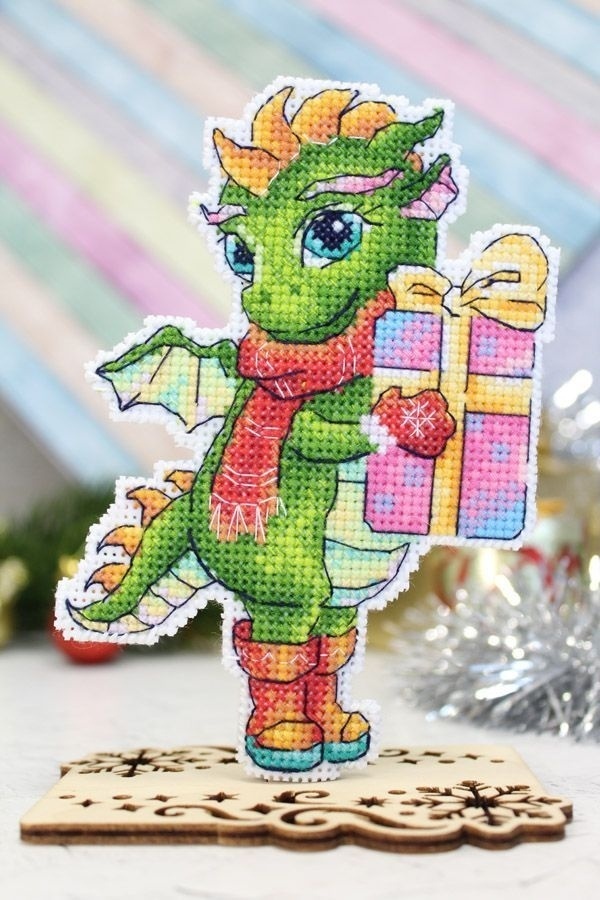 Baby Dragon Cross Stitch Kit фото 3