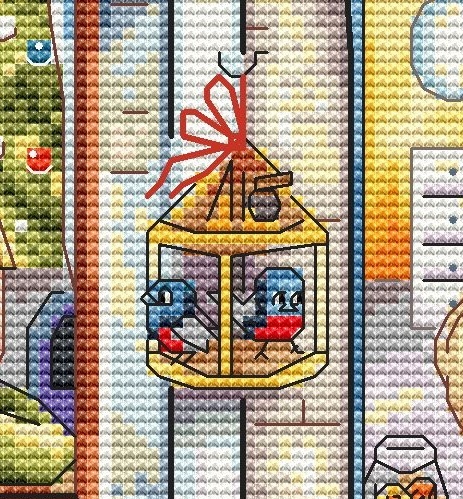 Love is... A Winter Fairytale for Two Cross Stitch Pattern фото 7