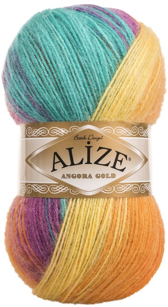 Alize Angora Gold Batik, 10% mohair, 10% wool, 80% acrylic 5 Skein Value Pack, 500g фото 4