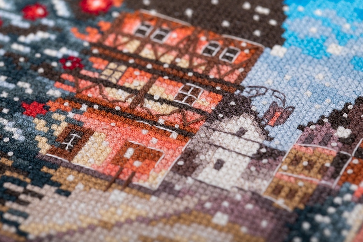 Christmas Street Cross Stitch Kit фото 7