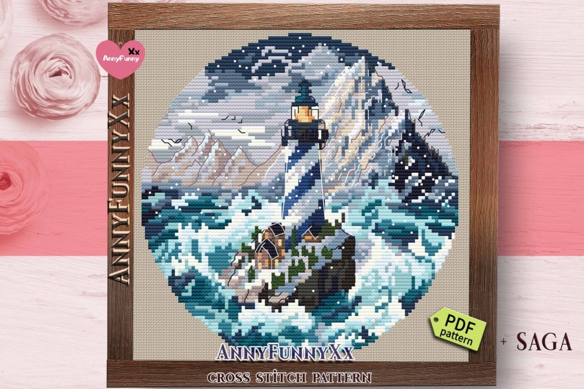 Ice Lighthouses. The Last Stronghold Cross Stitch Pattern фото 4