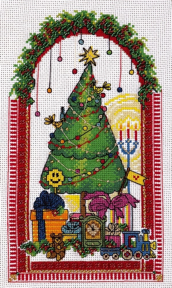 Merry Christmas Cross Stitch Kit фото 1