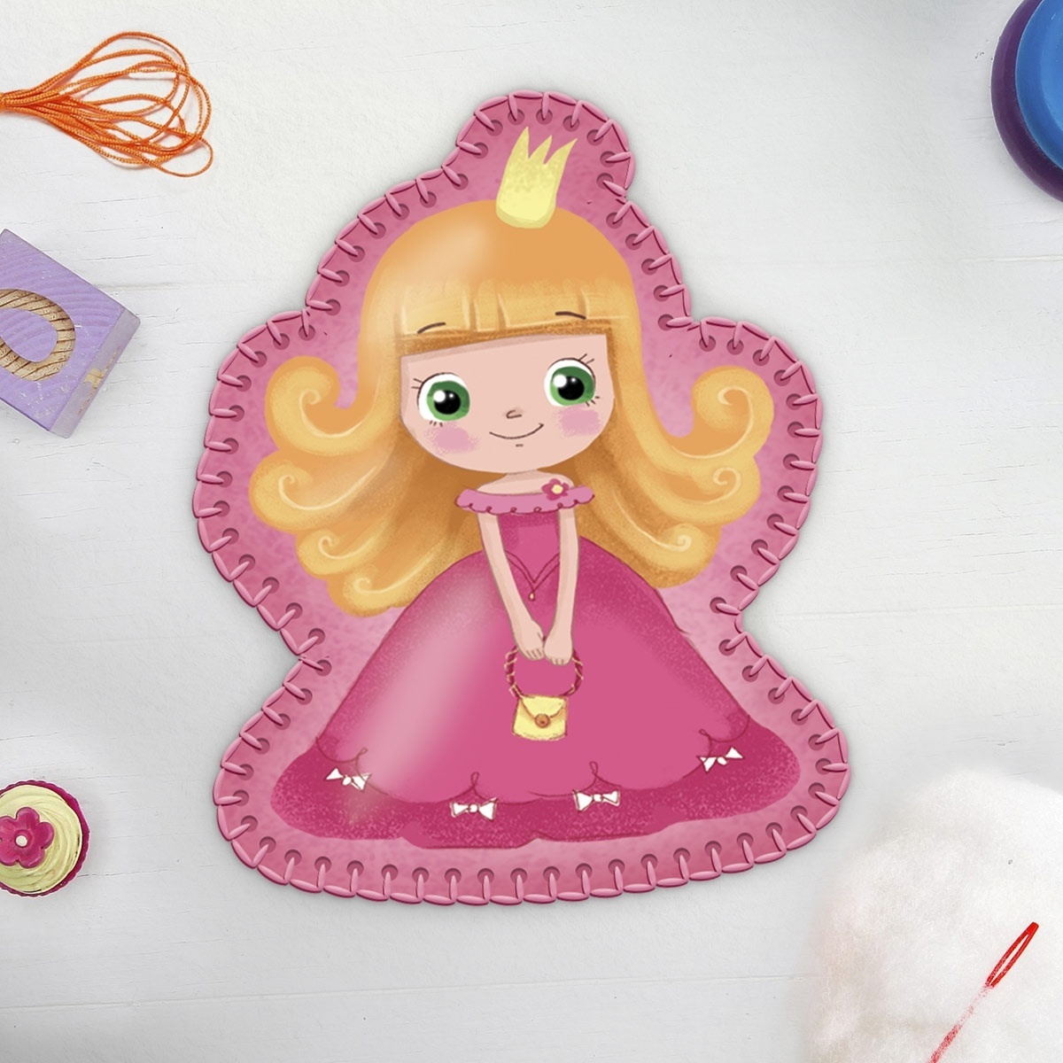 Little Princess Felt Toy Sewing Kit with Thermal Sticker фото 1