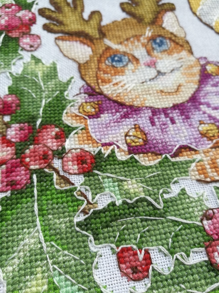 Holly-like-eared Cat Cross Stitch Pattern фото 14