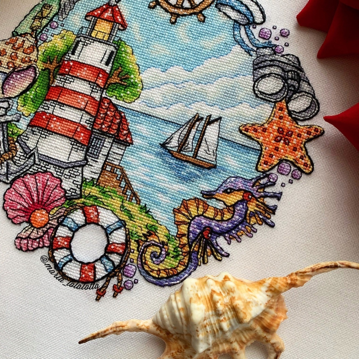 Dreams of Sea Cross Stitch Pattern фото 4