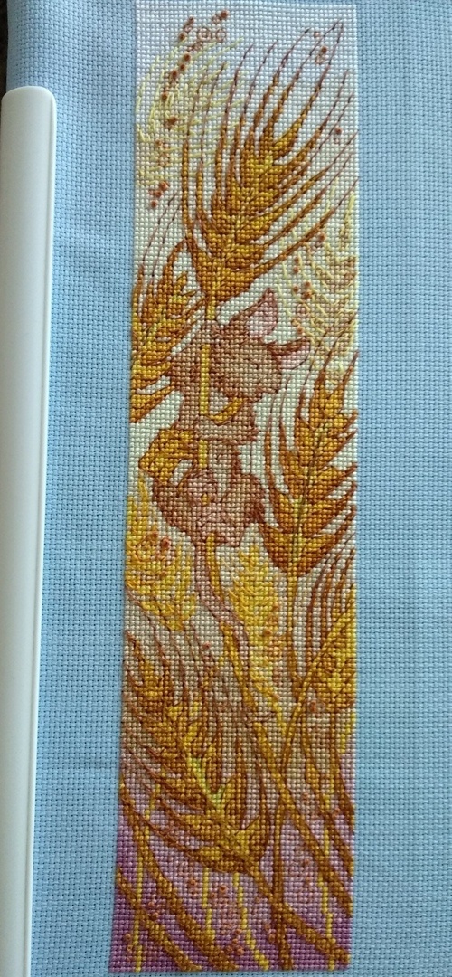 Mouse Panel. Spikelets Cross Stitch Pattern фото 2