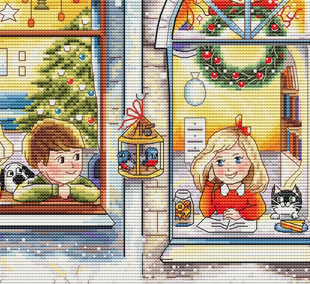 Love is... A Winter Fairytale for Two Cross Stitch Pattern фото 8