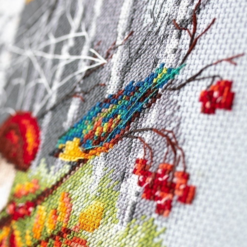 Autumn Colors Cross Stitch Kit by Magic Needle фото 9