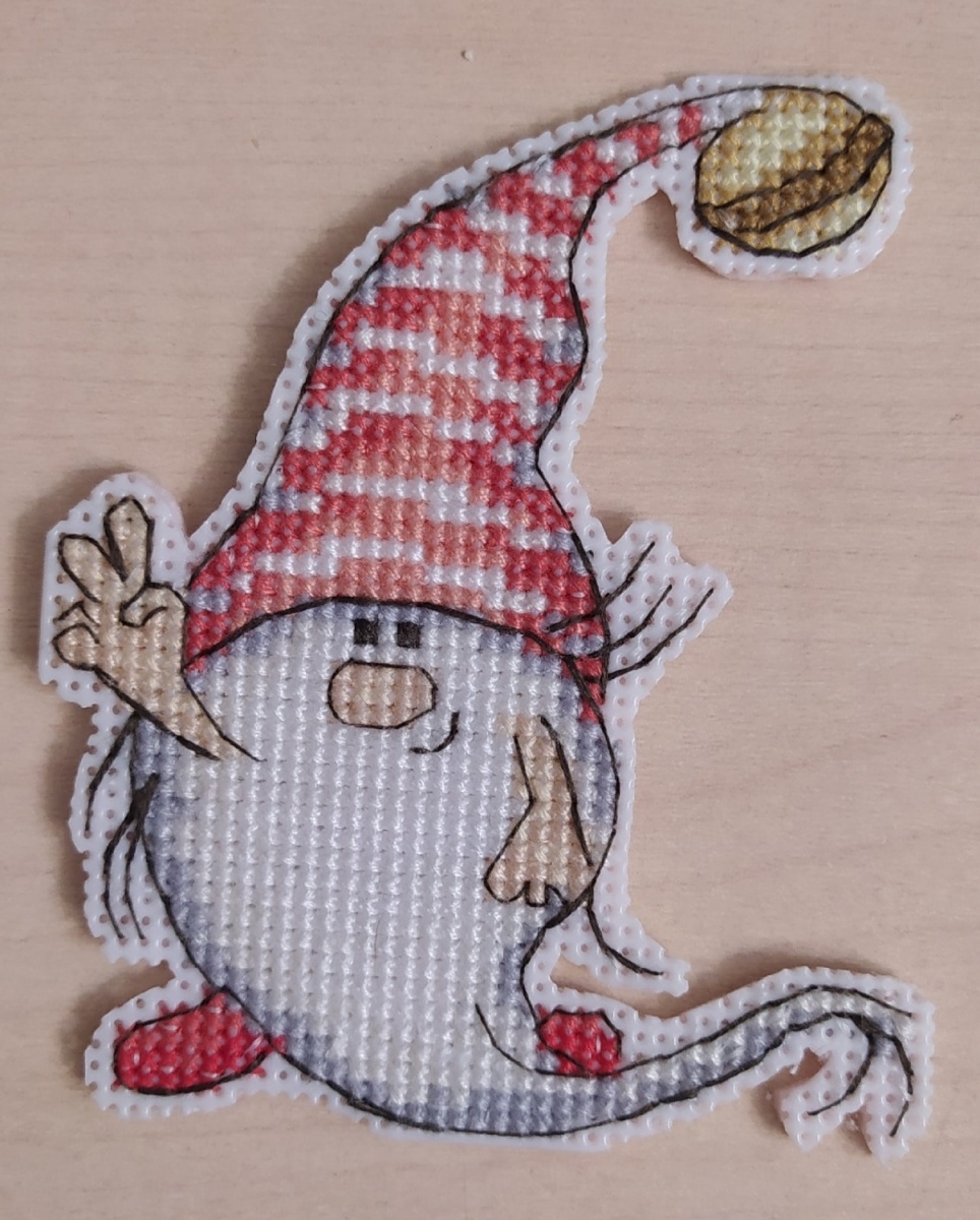 Gnome 1 Cross Stitch Pattern фото 3