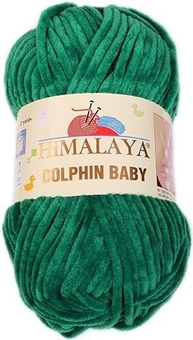 Himalaya Dolphin Baby Chenille Yarn, Green - 80331