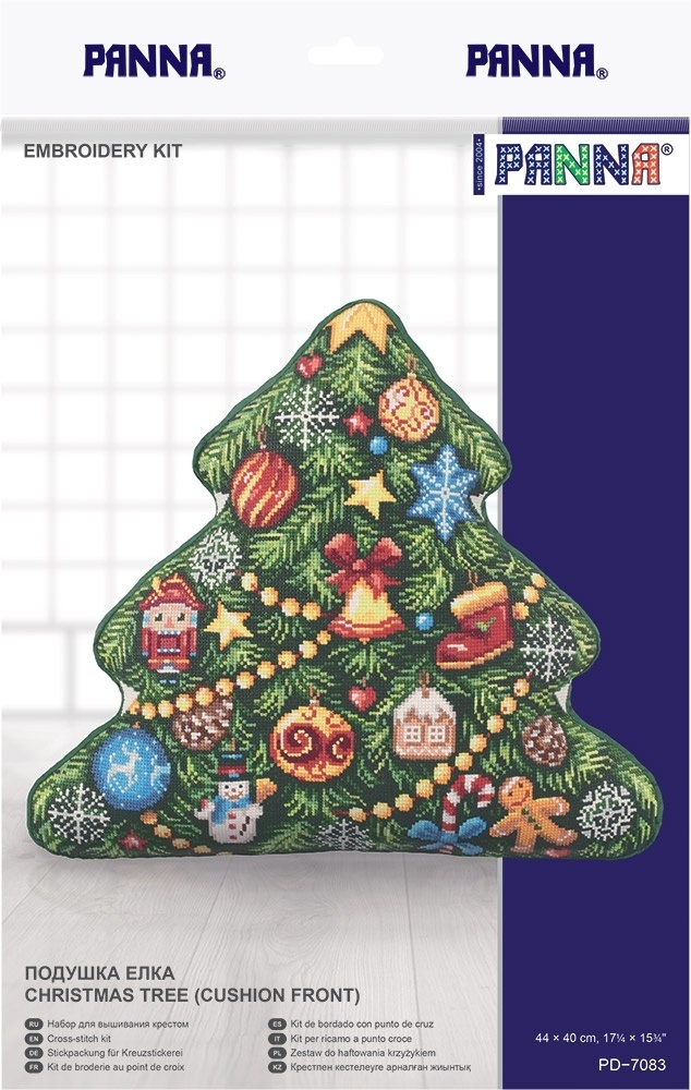 Christmas Tree Cushion Front Cross Stitch Kit фото 2
