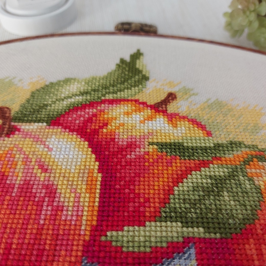 Three Apples Cross Stitch Pattern фото 3
