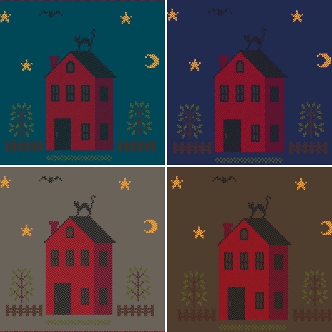 Halloween House Cross Stitch Pattern фото 2