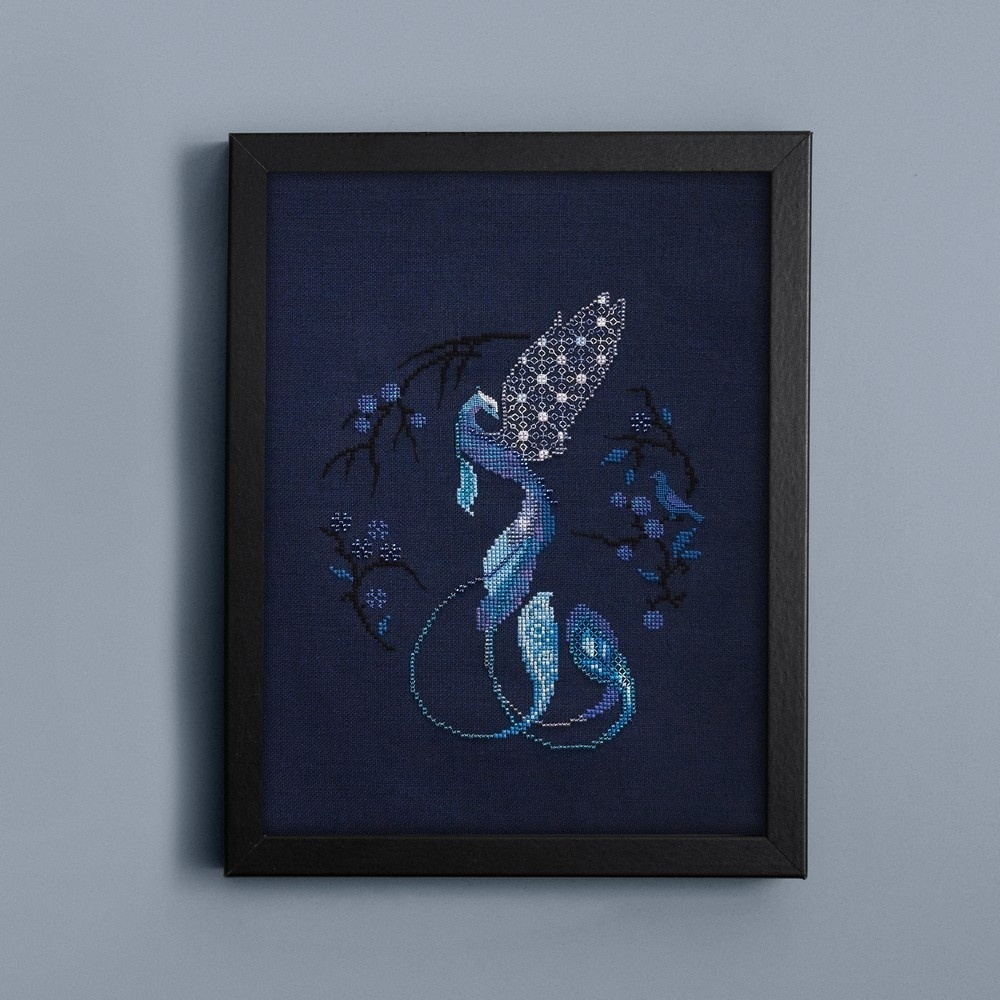 The Fabulous Blue Bird Cross Stitch Pattern фото 8