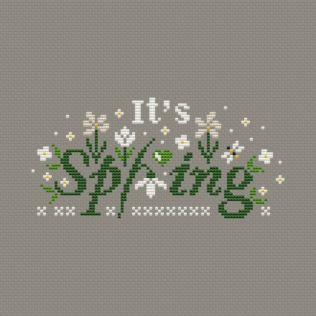 It's Spring Cross Stitch Pattern фото 2