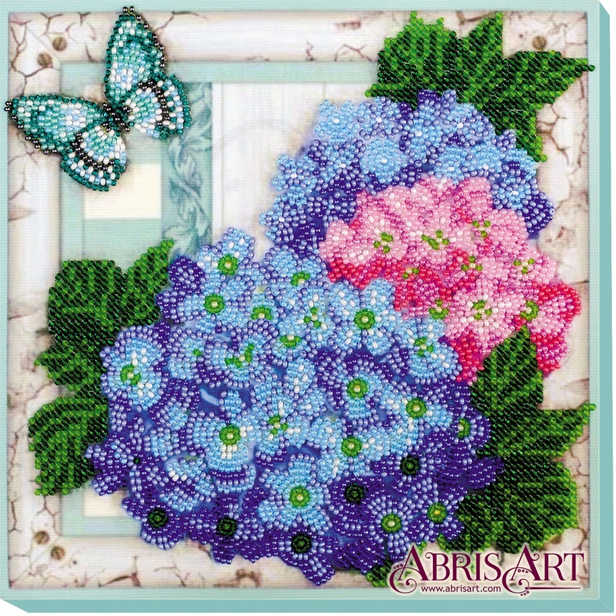 Gentle Hydrangeas Bead Embroidery Kit фото 1