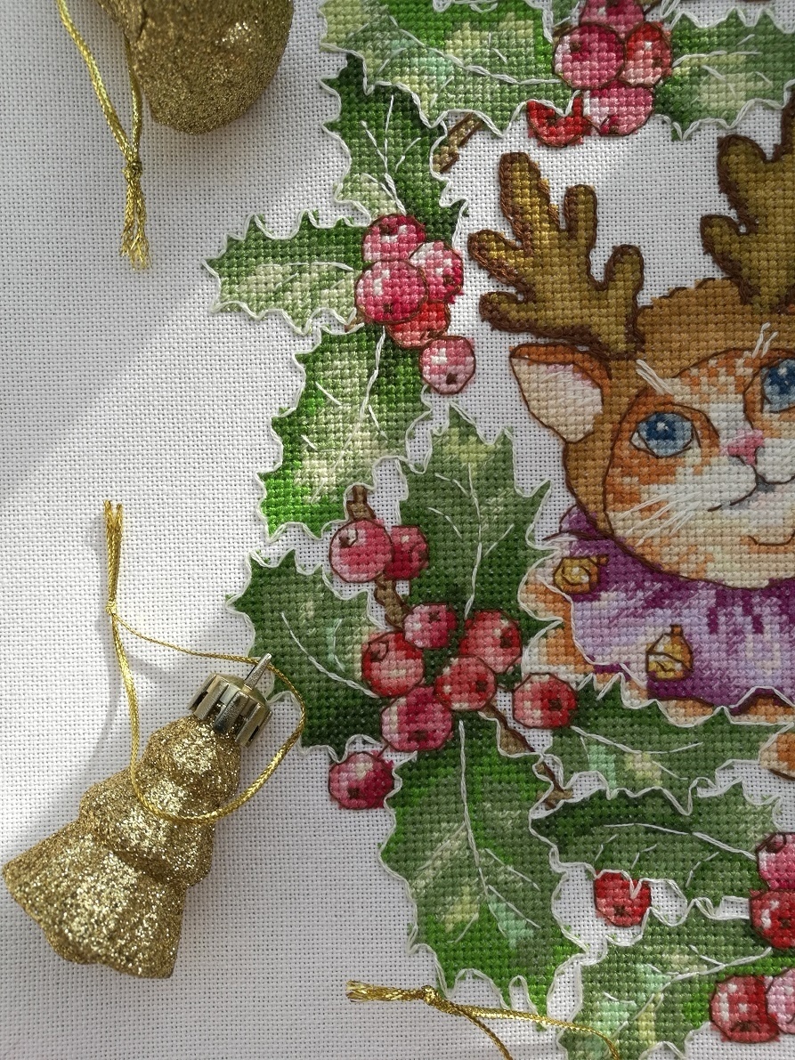 Holly-like-eared Cat Cross Stitch Pattern фото 5