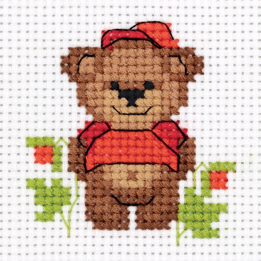 Baby Bear Cross Stitch Kit фото 1