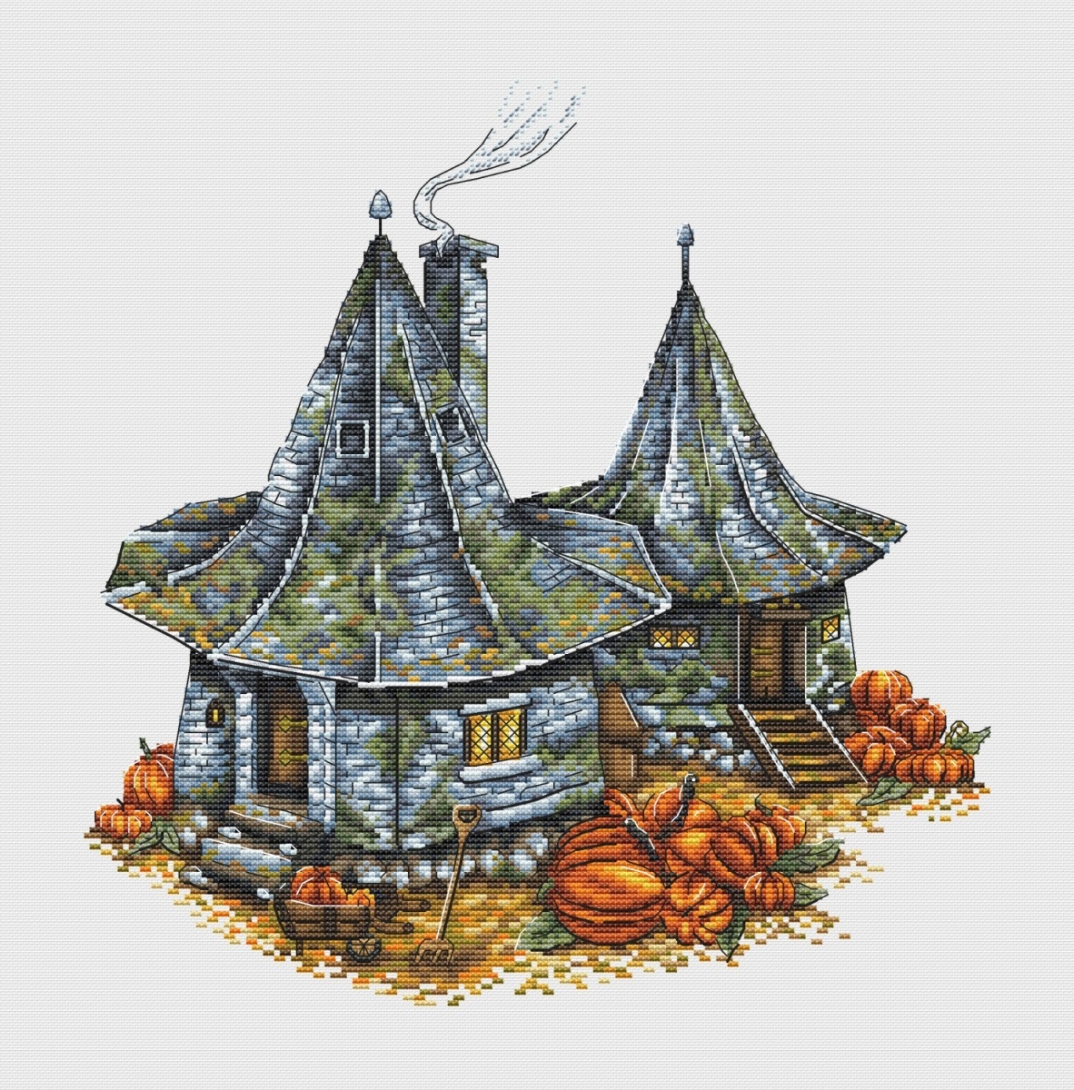 Hagrid's Hut Cross Stitch Pattern фото 1