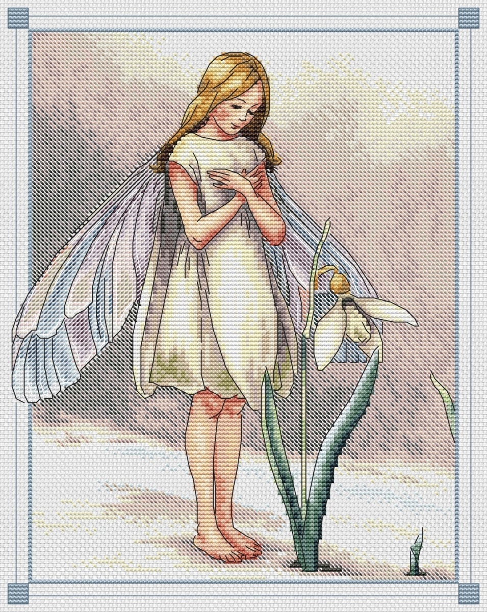 Fairy Spring Cross Stitch Pattern фото 5