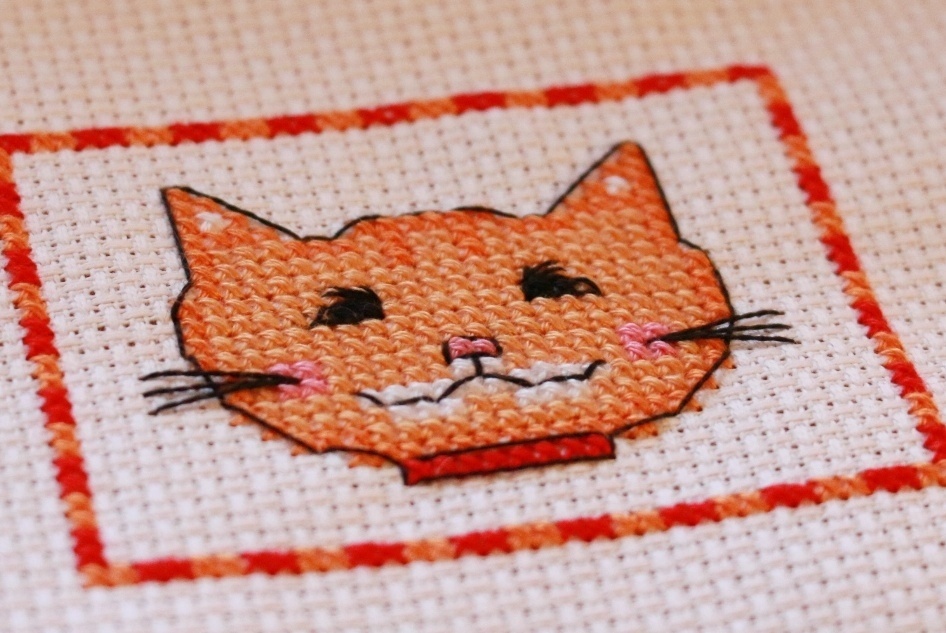 Ginger Cat Cross Stitch Pattern фото 2