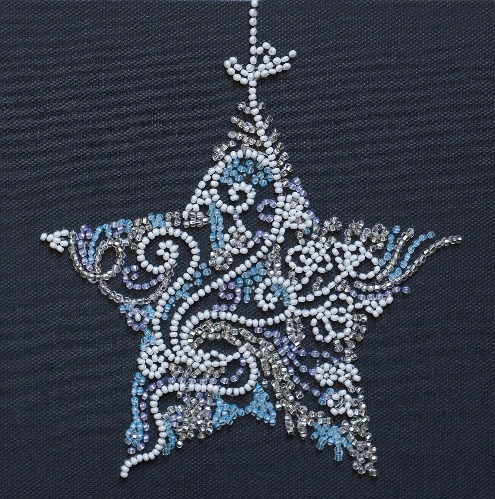 Lace Star Bead Embroidery Kit фото 1