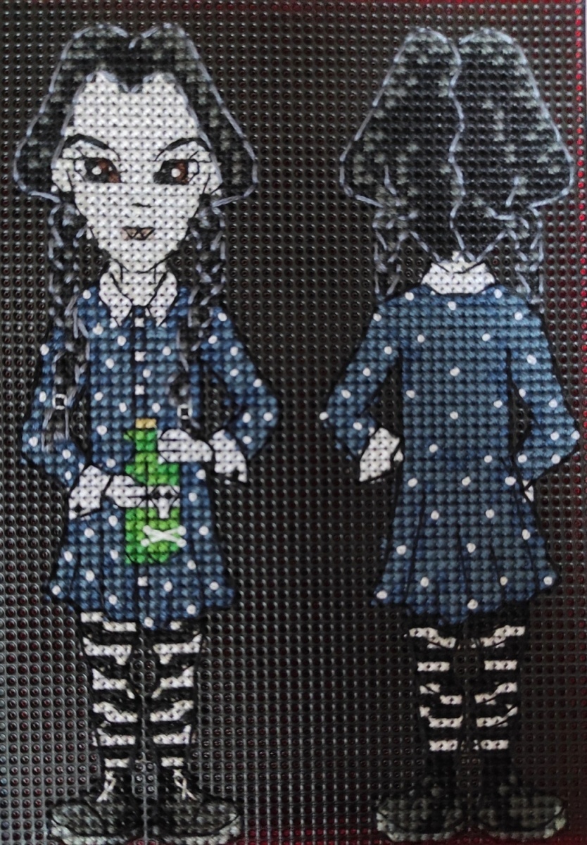 The Addams Family. Wednesday Cross Stitch Pattern фото 21