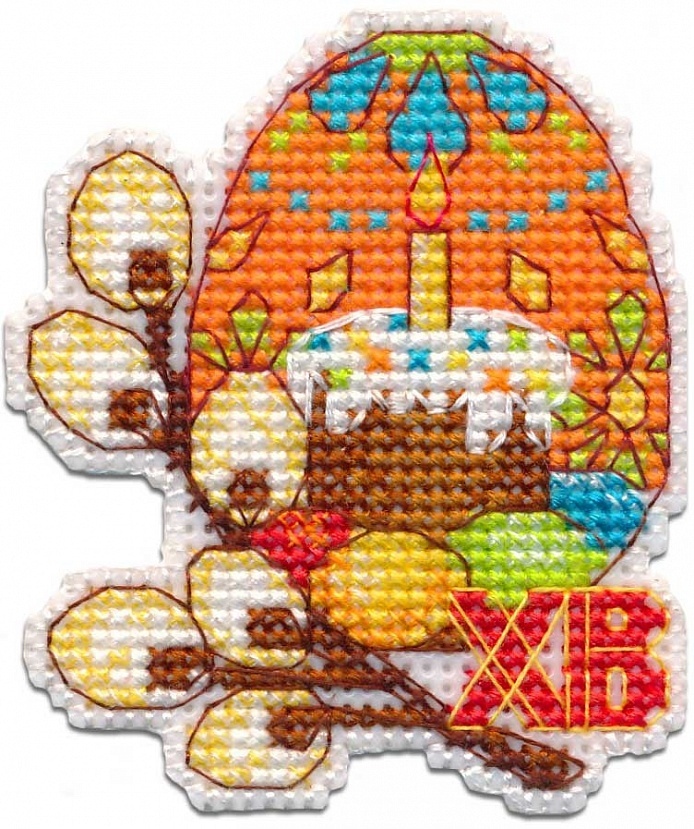 Easter Egg. Magnet Cross Stitch Kit фото 1