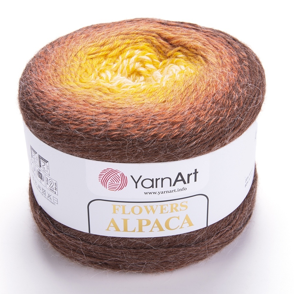 YarnArt Flowers Alpaca, 20% Alpaca, 80% Acrylic, 2 Skein Value Pack, 500g фото 38