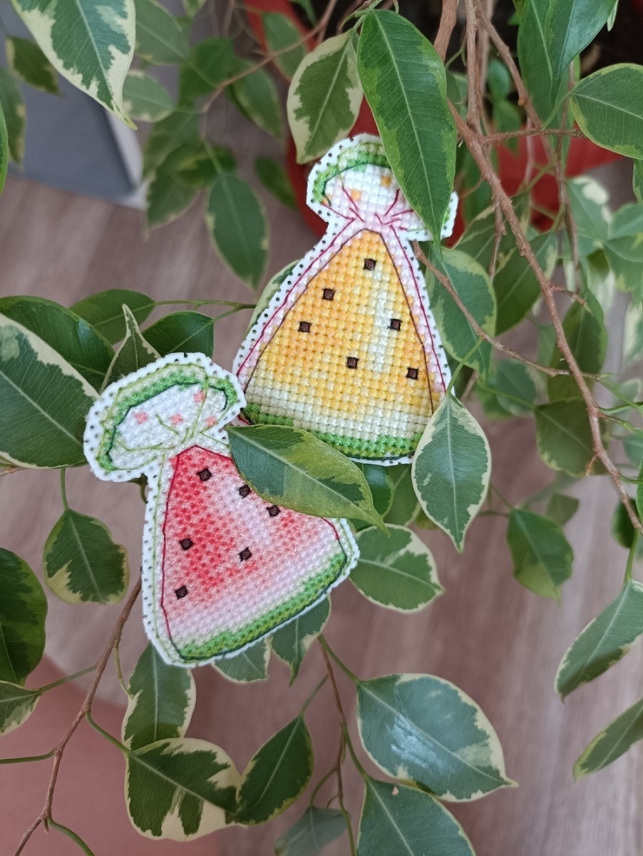 Watermelon Candy Cross Stitch Pattern фото 4