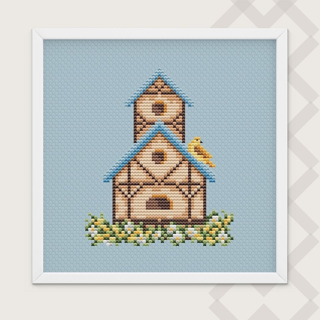 Birdhouse 7 Cross Stitch Pattern фото 1