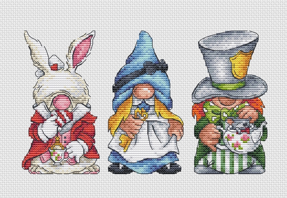 Gnomes of Wonderland Cross Stitch Pattern фото 1