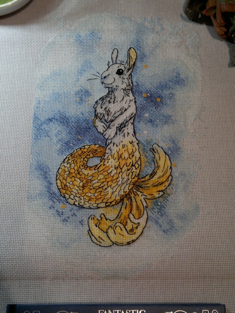 Hare Mermaid Cross Stitch Pattern фото 5