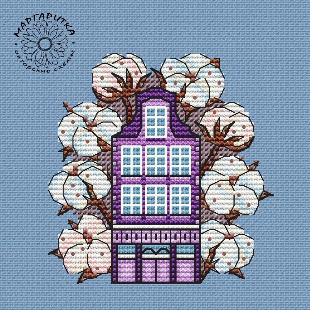 Holland. Cotton Cross Stitch Pattern фото 1
