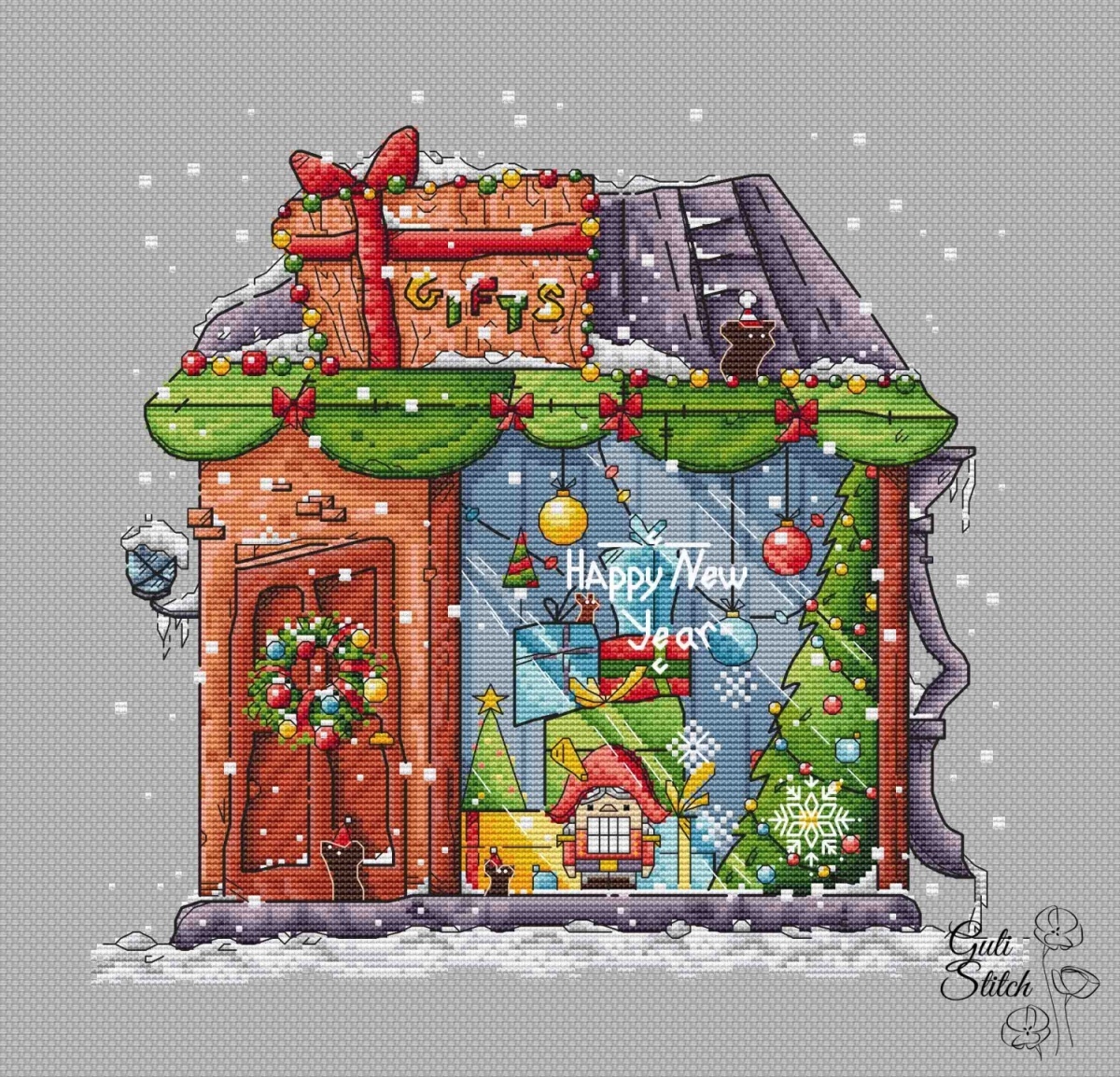 Gift Shop Cross Stitch Pattern фото 8