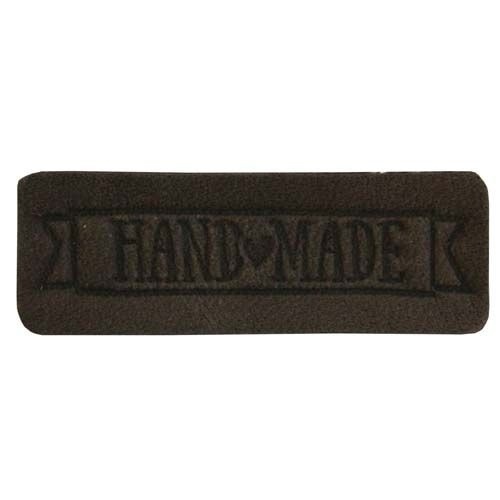 Label "Handmade", leather natural фото 11