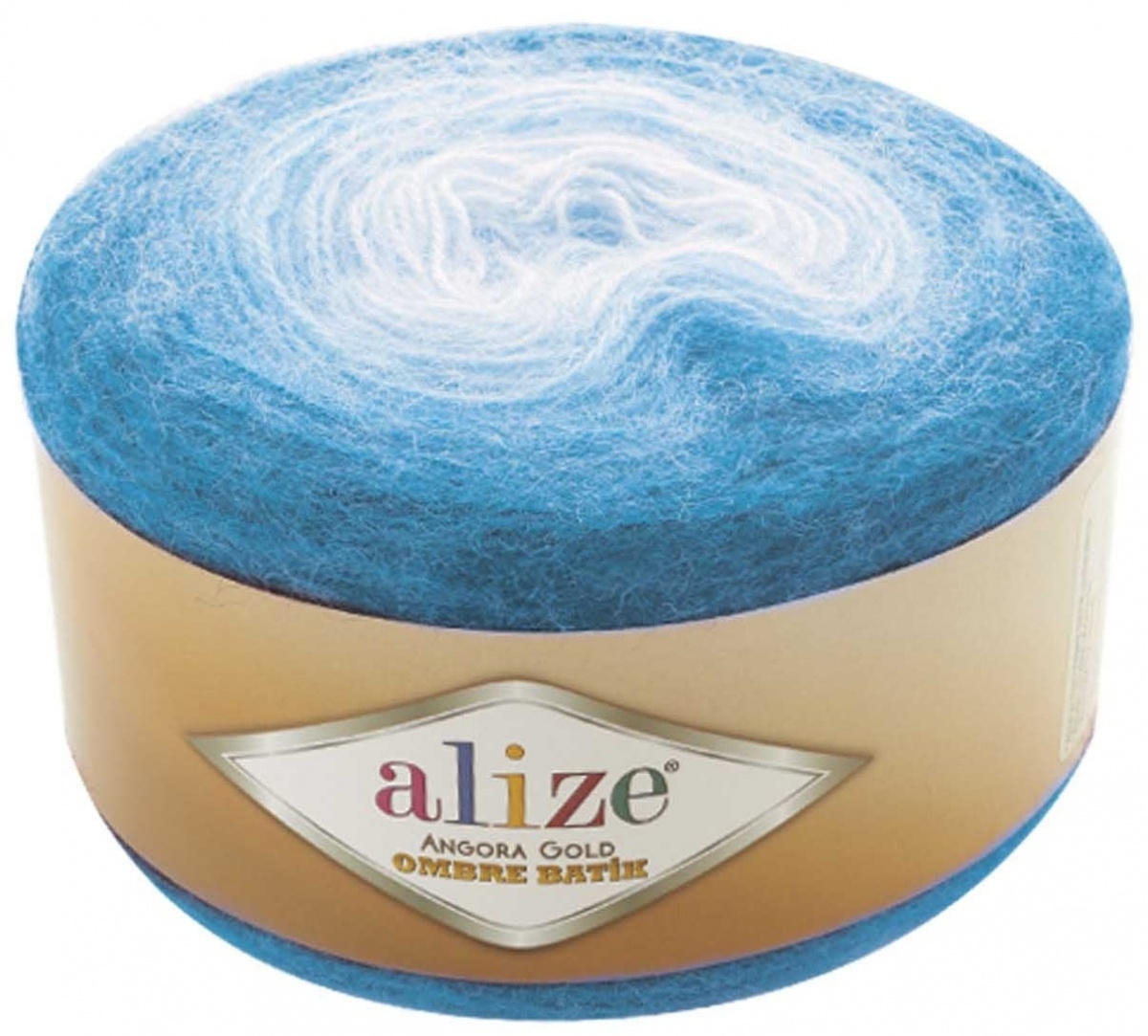 Alize Angora Gold Ombre Batik, 20% Wool, 80% Acrylic 4 Skein Value Pack, 600g фото 5